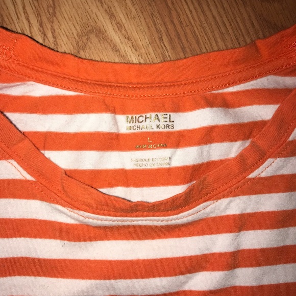michael kors shirts orange
